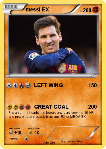 Pokemon messi EX