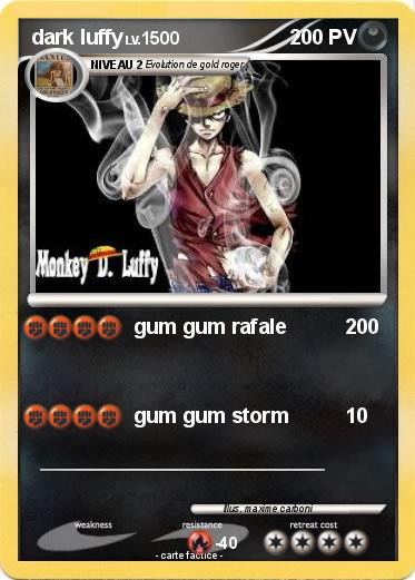 Pokemon dark luffy