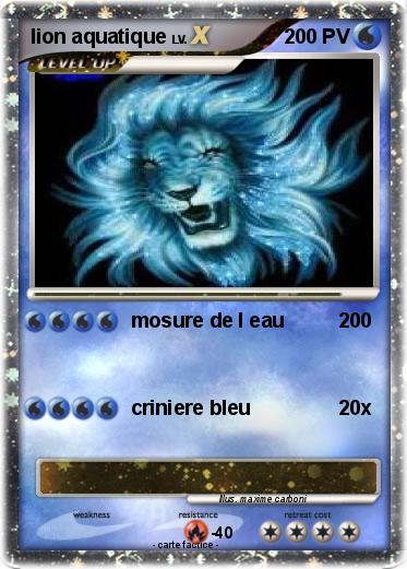 Pokemon lion aquatique