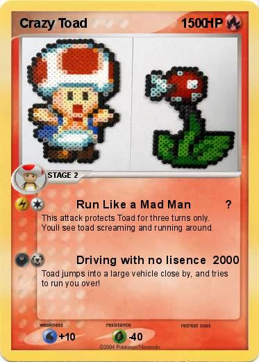 Pokemon Crazy Toad                                0