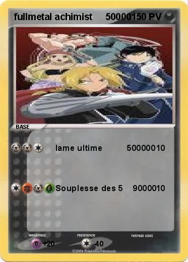 Pokemon fullmetal achimist     50000