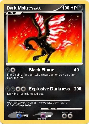 Pokemon Dark Moltres