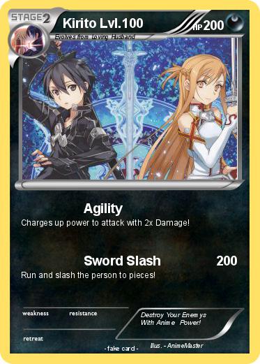 Pokemon Kirito Lvl.100