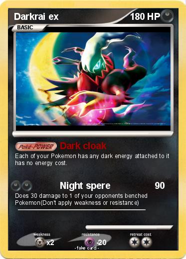 Pokemon Darkrai ex