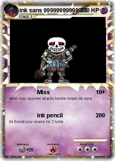 Pokemon ink sans 99999999999999
