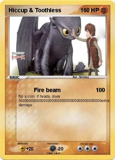 Pokemon Hiccup & Toothless