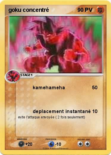 Pokemon goku concentré