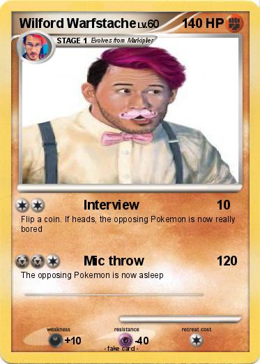 Pokemon Wilford Warfstache