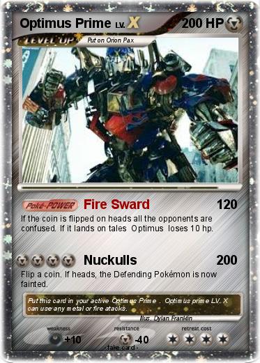 Pokemon Optimus Prime