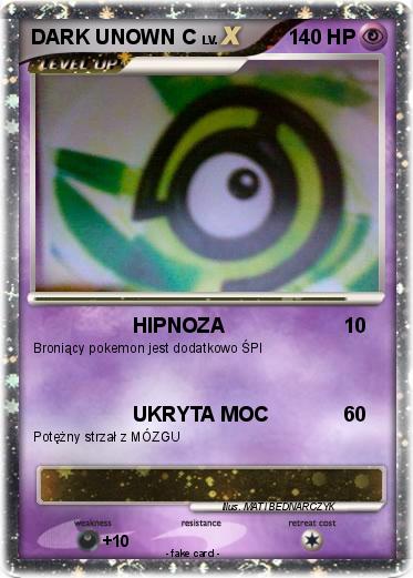 Pokemon DARK UNOWN C