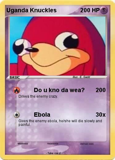 Pokemon Uganda Knuckles