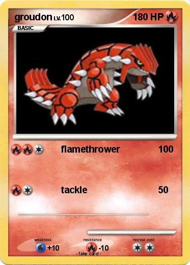 Pokemon groudon