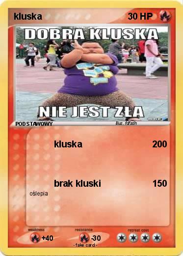 Pokemon kluska