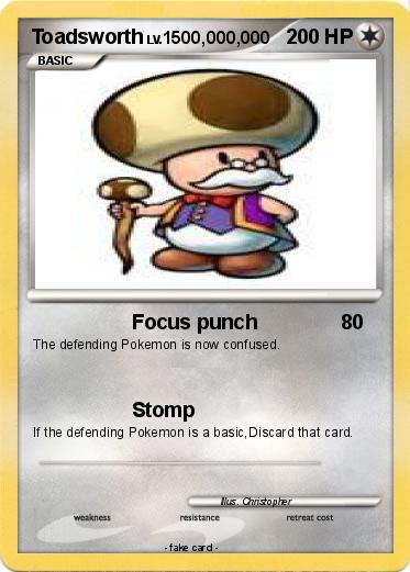 Pokemon Toadsworth