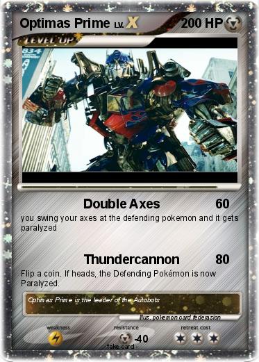 Pokemon Optimas Prime