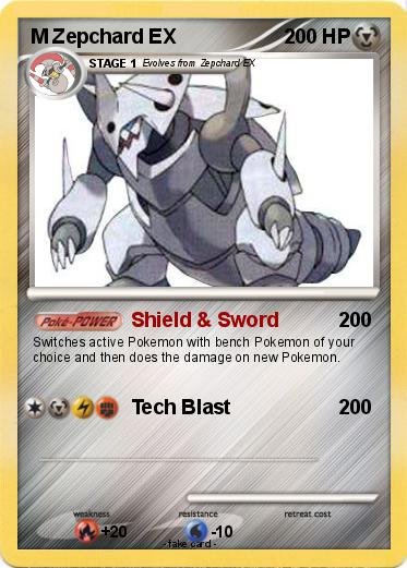 Pokemon M Zepchard EX