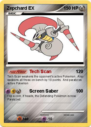 Pokemon Zepchard EX