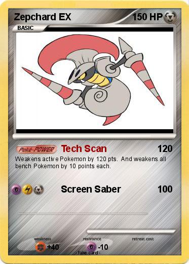 Pokemon Zepchard EX