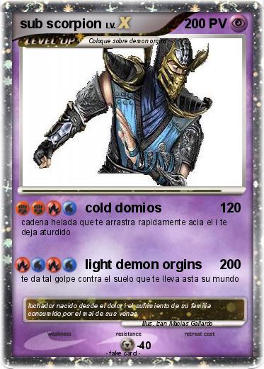 Pokemon sub scorpion