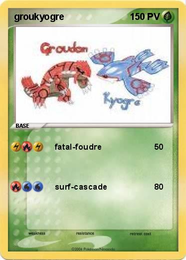 Pokemon groukyogre