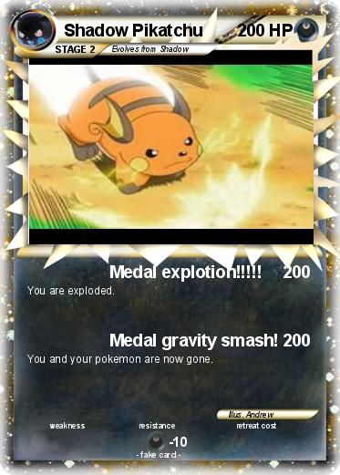 Pokemon Shadow Pikatchu