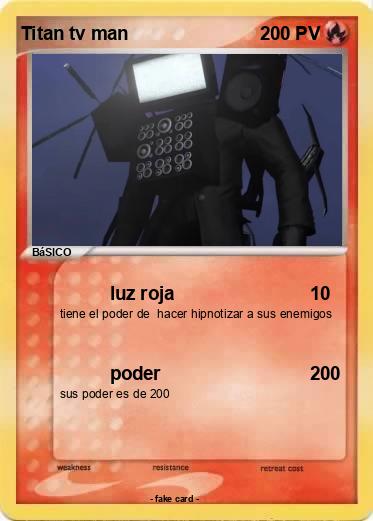 Pokemon Titan tv man