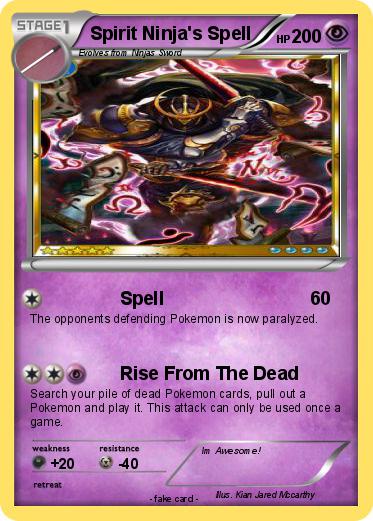 Pokemon Spirit Ninja's Spell
