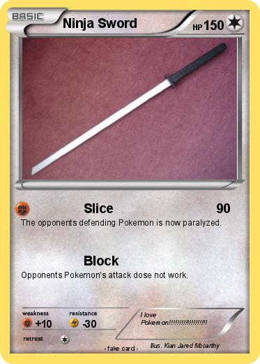 Pokemon Ninja Sword