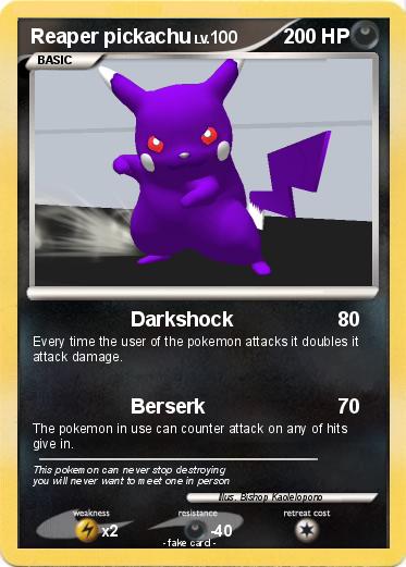 Pokemon Reaper pickachu