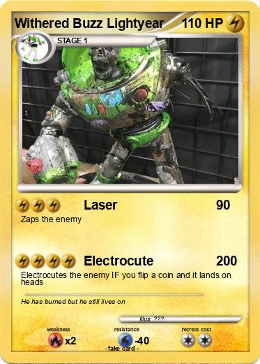 Pokemon Withered Buzz Lightyear