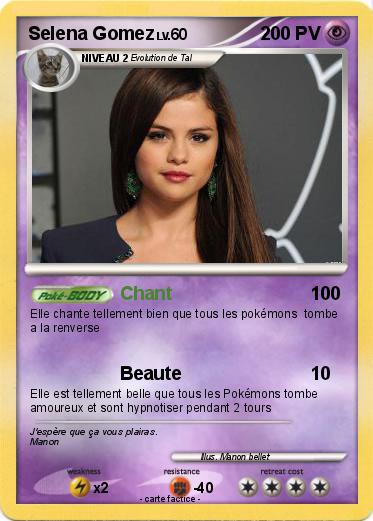 Pokemon Selena Gomez