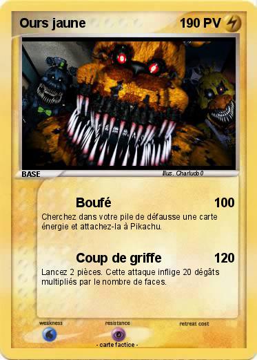 Pokemon Ours jaune