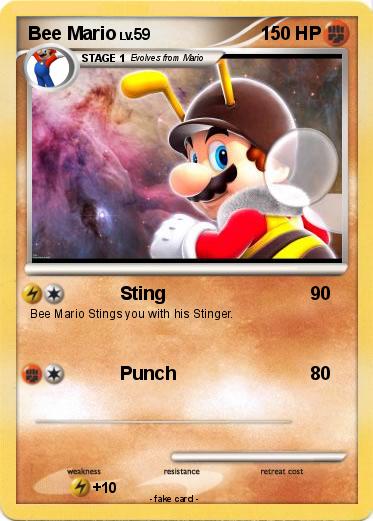 Pokemon Bee Mario