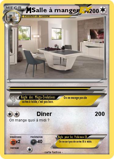 Pokemon Salle à manger