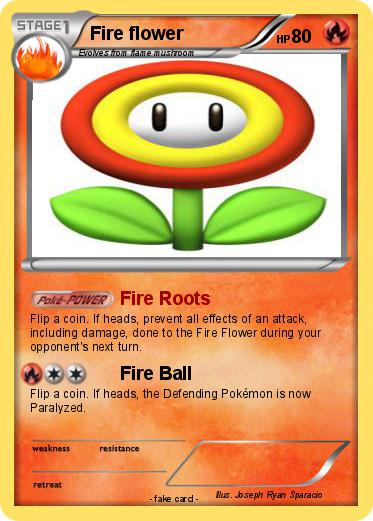 Pokemon Fire flower