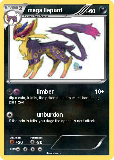 Pokemon mega liepard