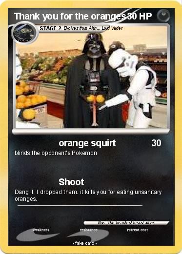 Pokemon Thank you for the oranges