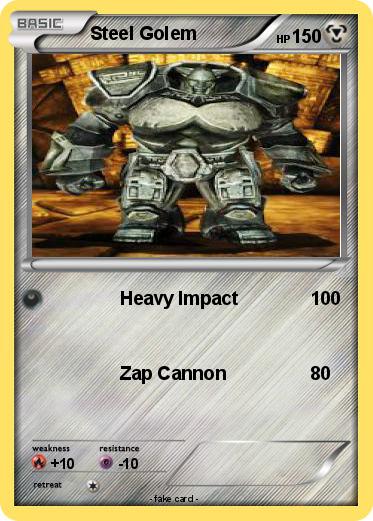 Pokemon Steel Golem