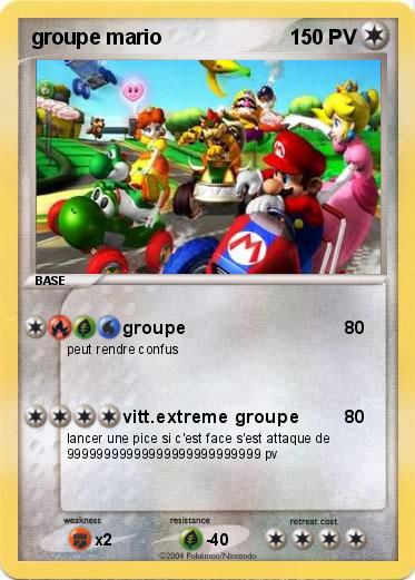 Pokemon groupe mario