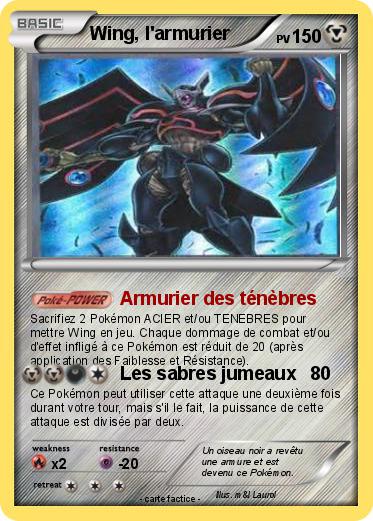 Pokemon Wing, l'armurier