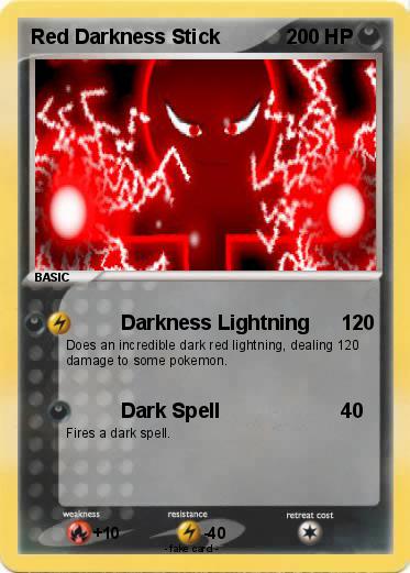 Pokemon Red Darkness Stick