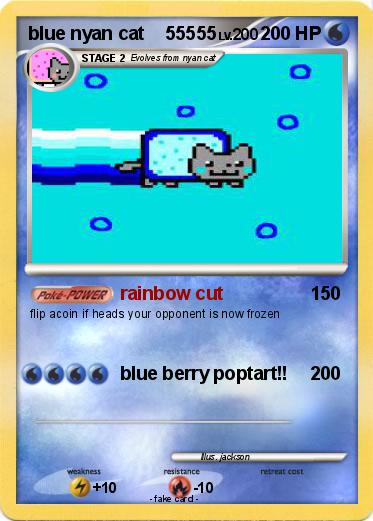 Pokemon blue nyan cat    55555