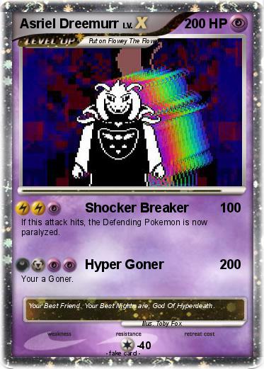 Pokemon Asriel Dreemurr