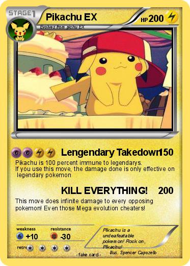 Pokemon Pikachu EX