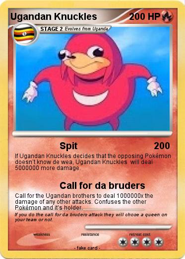 Pokemon Ugandan Knuckles