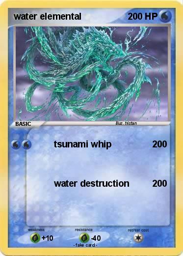 Pokemon water elemental