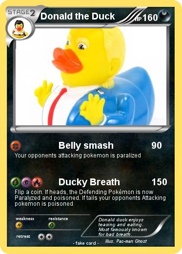 Pokemon Donald the Duck