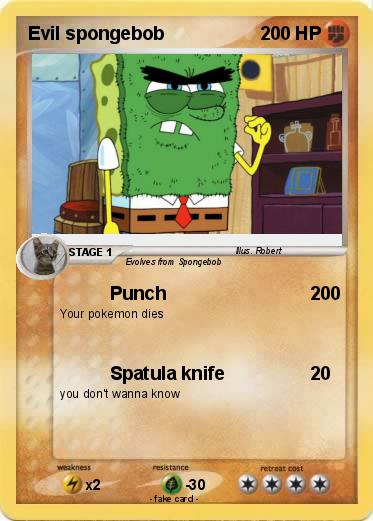 Pokemon Evil spongebob