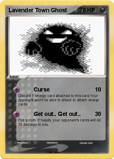 Pokemon Lavender Town Ghost
