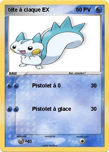 Pokemon tête à claque EX
